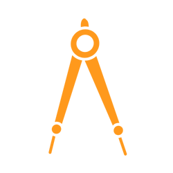 engineering icon orange